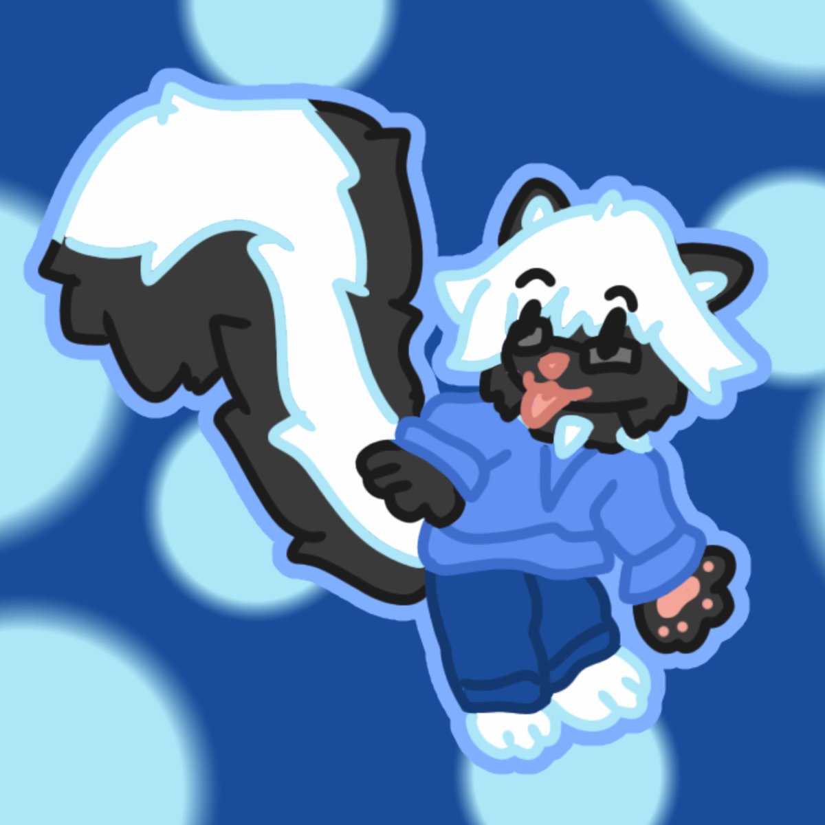 Day 21!!! 🦨 💙 💛 
The cuties of <a href="/TNotacat/">Totally_notacat</a> and <a href="/Crash0129/">Crash Skunk</a> !!
Aww both in cute scenarios!
I hope u like them!!! 
And don't forget that I have commissions open! Just 1 slot left!!!
#Skunktember #skunkart #skunkfurry #furryart #furry #art