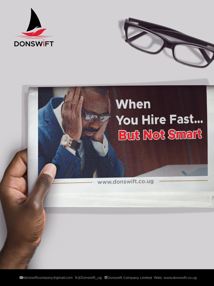 Donswift_ug's tweet image. Loud doesn’t equal capable. ⚠️ Make hires that fit your team, not just fill seats. 

Let’s talk: +256 755 930 386

Happy New Week😎

#Donswift #RecruitmentAdvice
