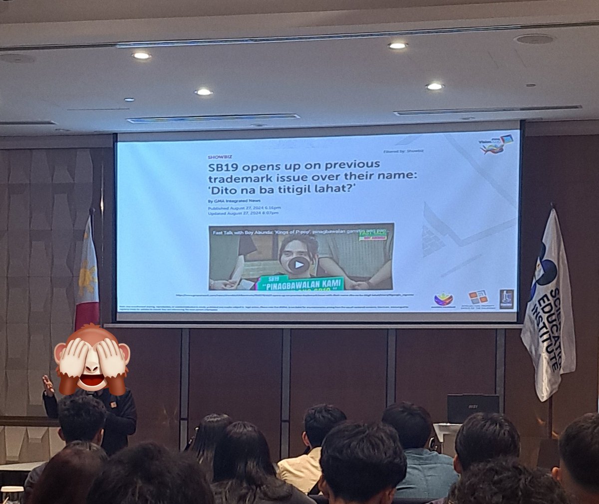 ginagamit nang example ng ipophil ang sb19 when talking about intellectual property rights cutie 😭😭