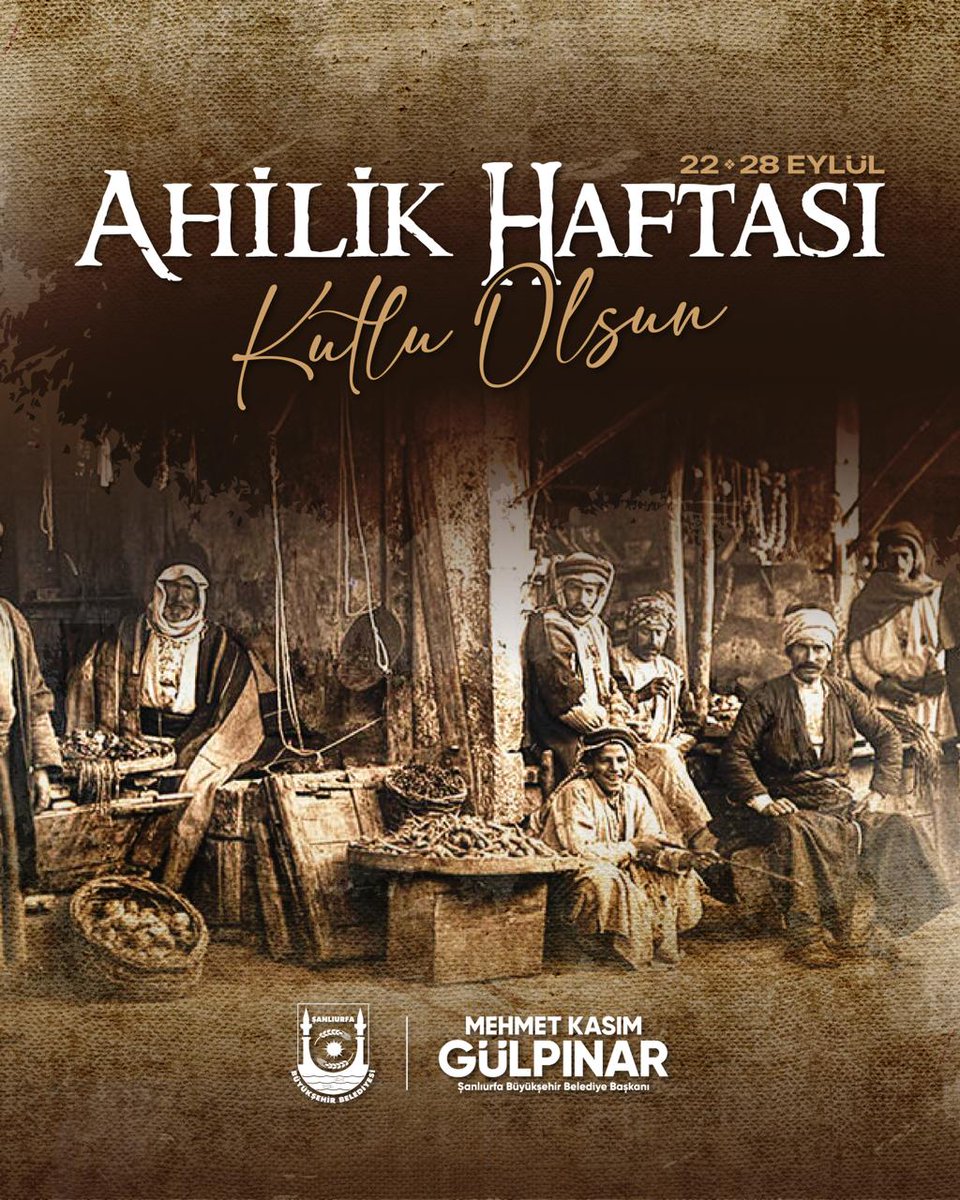 Ahilik; alın terinin bereketi, kardeşliğin sıcaklığı, paylaşmanın en güzel halidir. Yüzyıllar öncesinden bugüne ulaşan bu kadim kültür, bize gösteriyor ki ticaret sadece kazanç değil, aynı zamanda ahlak, emek ve dayanışmadır.

Bu toprakların bereketi, esnaf ve sanatkârlarımızın