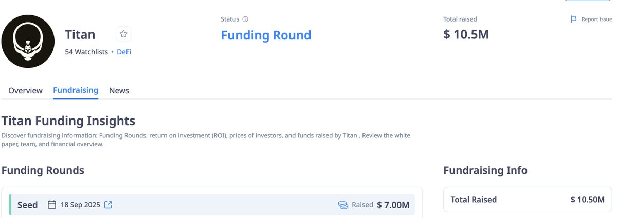 gm_advice's tweet photo. Lets join @Titan_Exchange & Earn Badge🪂

Trade with an edge on @solana premier Meta DEX Aggregator.

💰Funding : $10.5M Dollars
💪Backed by : Galaxy, Mirana Capital etc 

Guide👇

🔗 https://t.co/a4OXpSAq01
✅Connect your wallet
✅perform swaps
✅Done

📔Note
1⃣You will get your badge after swap
2⃣more swaps = more volume
3⃣more vloume = better rank for Higher Airdrop

🫂Follow
♥️Like
🔁Retweet