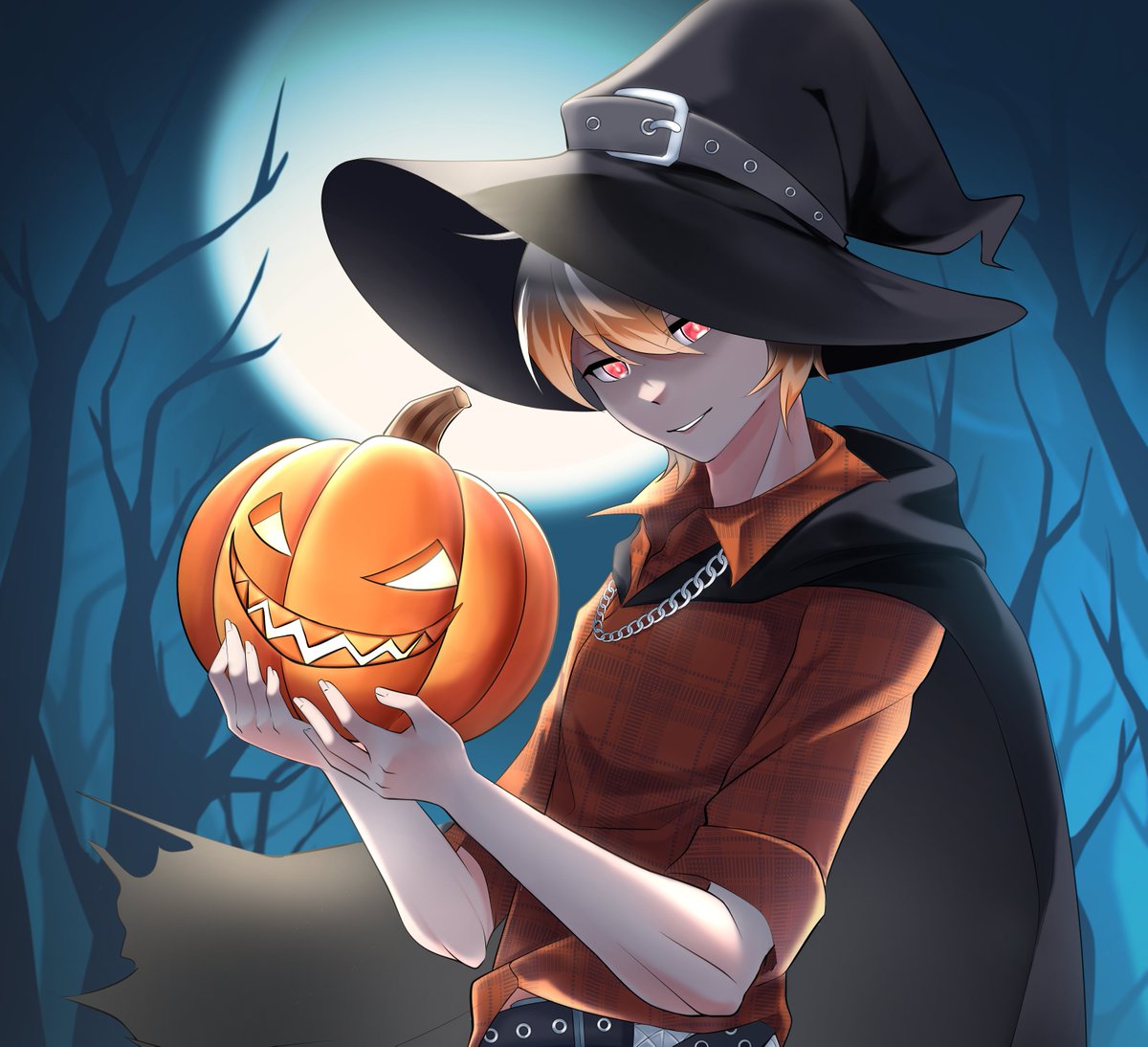 yukikaedeart's tweet image. Sneak peek of my Halloween YCH, full reveal coming soon 😄👍 #illustration #WIP