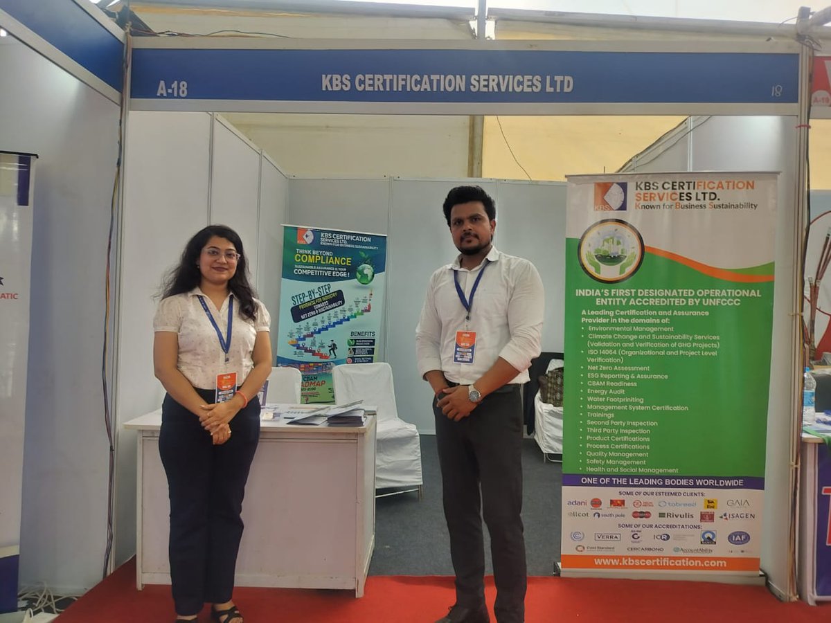 kbs_pvt_ltd's tweet photo. ๐ #IIF2025 in Bhiwadi, Rajasthan concluded successfully!
At Booth A18, #KBSCertification engaged with MSMEs & leaders shaping industrial growth. Together, weโre driving sustainability, business excellence & a greener, future-ready ecosystem.
#Sustainability #MSME #Certification https://t.co/0IR62N5DB8