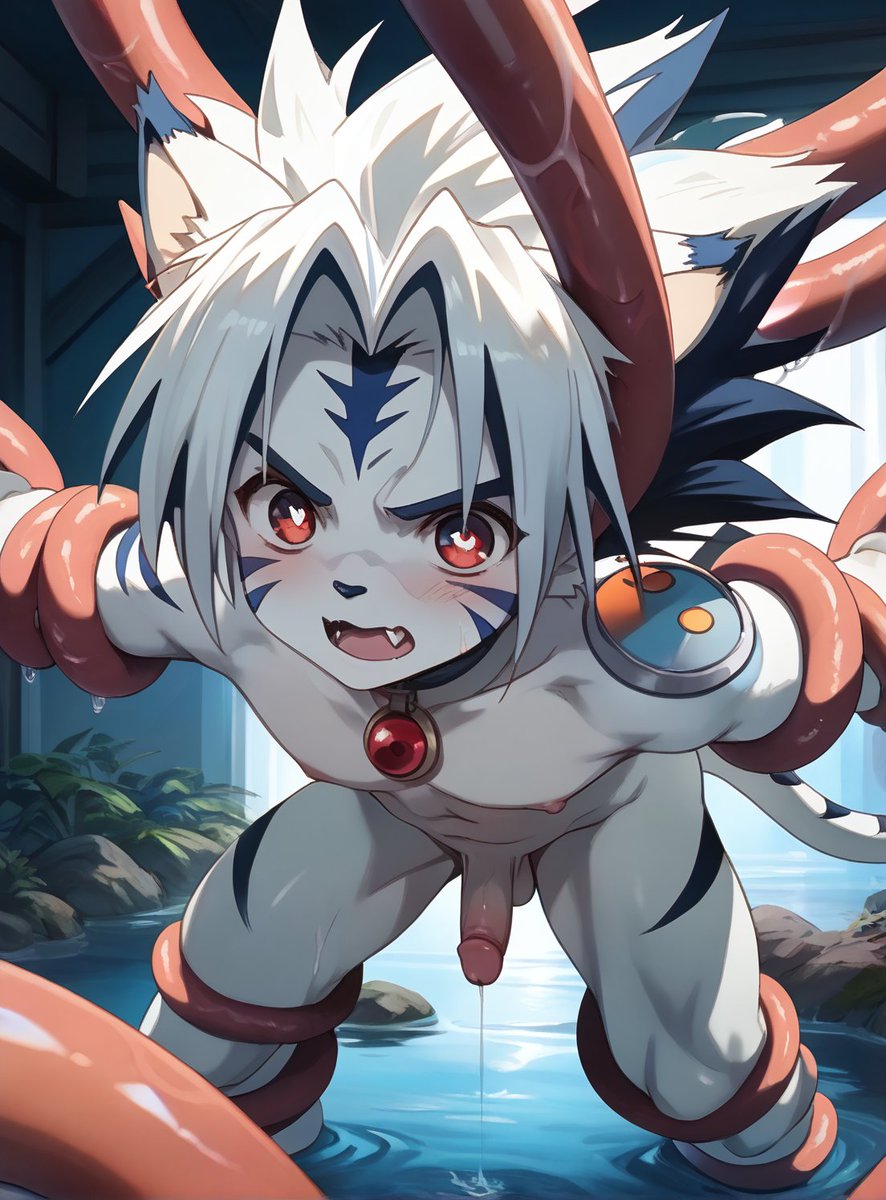 #虎源太 #Kogenta #furry 
触手是好文明😋