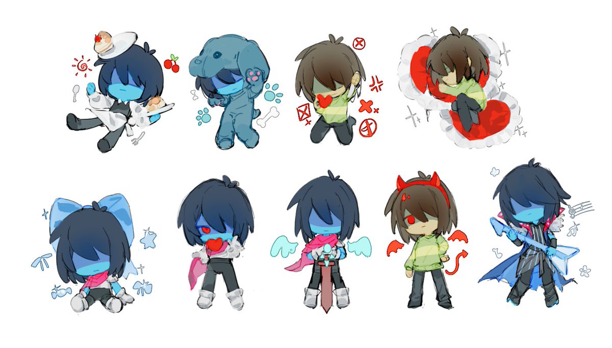 xiangsi1124's tweet photo. 下播
#DELTARUNE https://t.co/hn1dBI60Wh