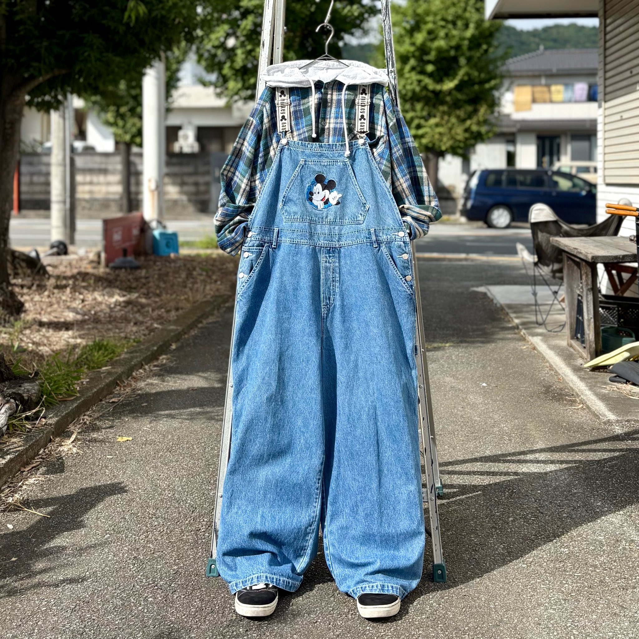 【45RPM STUDIO】オーバーオール　古着屋さん　ゆったり　y2k PAINTER OVERALLS – SUGARHILL TOKYO