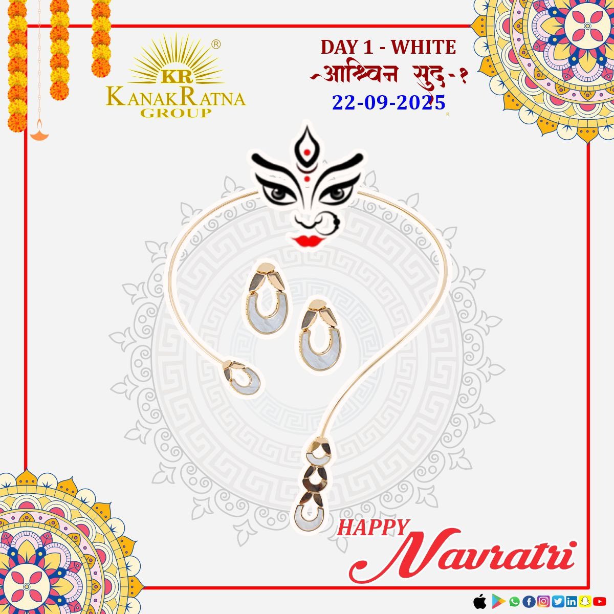 Wishing You a Joyful and Prosperous Navratri From #Kanakratna 
Shubh Navratri 
#Navratri