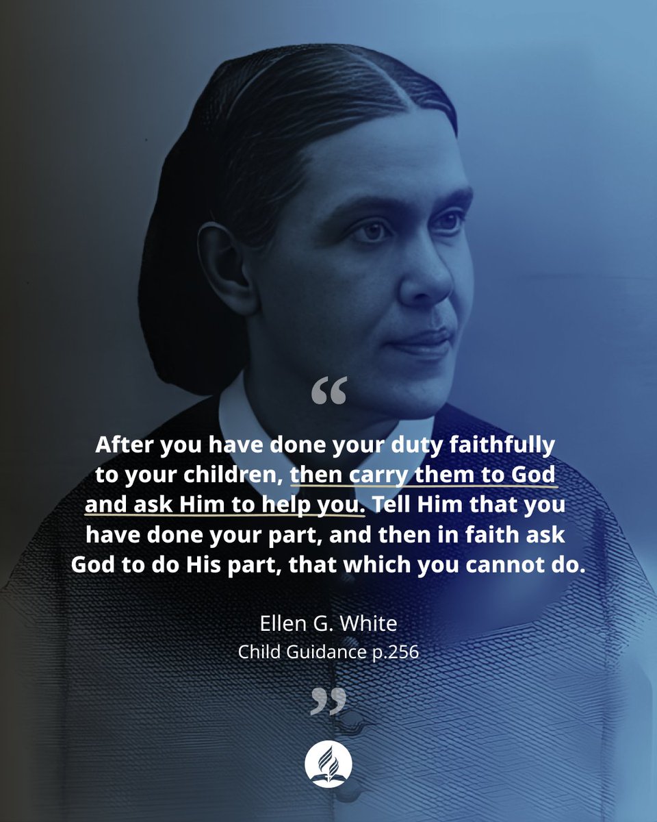 adventistchurch's tweet image. With unwavering faith, ask God to intervene where you cannot, knowing He is the ultimate guide and protector of your children.