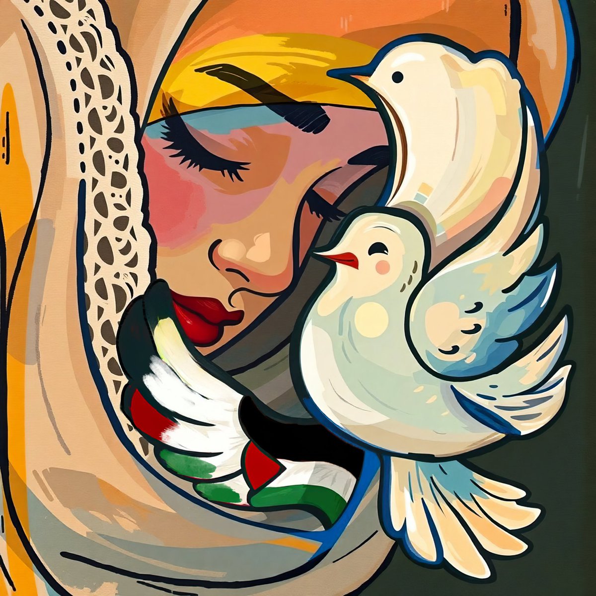 Sold🔥

"The Colors of Peace"

Huge thanks to the collectors of my new drop <a href="/unityofmulti/">Shortcut</a> and <a href="/FlyingBeagle_/">FlyingBeagle</a> on <a href="/ArtForHumanityx/">Art For Humanity</a>  gallery .

50% of the proceeds goes to STC.

8/10 editions - 19 $XTZ

#Artforhumanity3
objkt.com/tokens/KT1KYLU…