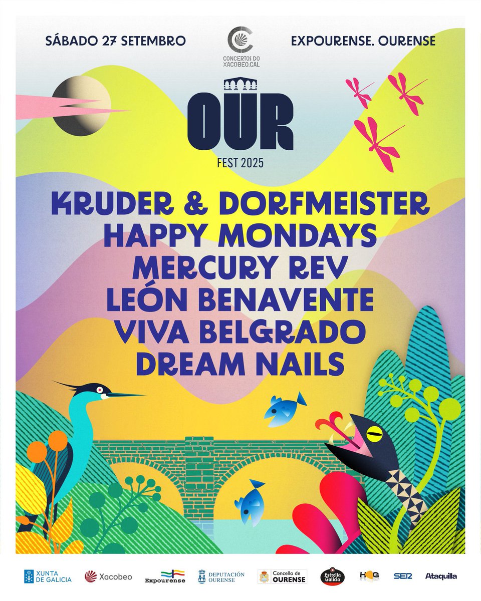 GxDRadioGalega's tweet photo. ‼️ SORTEO

👉 @ourfest_gal 
2️⃣ ENTRADAS DOBRES
🗓️ 27 setembro
📍EXPOURENSE

👉 Faite seguidora/or do noso perfil
👉 Fai RT a este post
👉 Antes das 23:59 do 22/9 https://t.co/dYjtL8Kocv