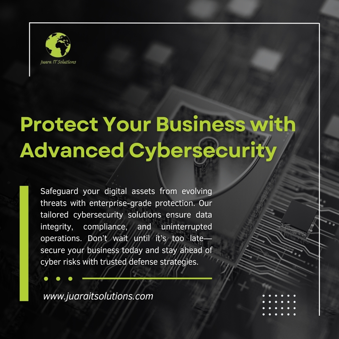 JuaraITS2014's tweet image. Safeguard your business with advanced cybersecurity solutions designed to protect digital assets against evolving threats.

Connect with us: juaraitsolutions.com/contact/

#Cybersecurity #CybersecuritySolutions #AdvancedCybersecurity #ITSecurity #DigitalProtection #EnterpriseSecurity