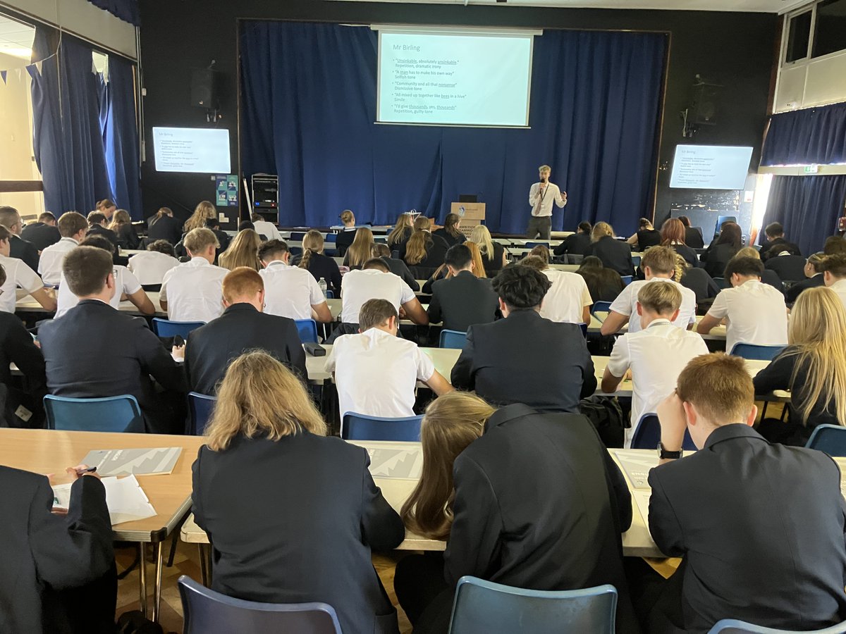 English in 30 is back with a bang!
Year 11 scholars turned out en masse  to Mr Sully's 'An Inspector Calls' intervention. We really believe this year group will be  our #BestYet
#FrieslandFamily #TTCTrust #SmashingIt