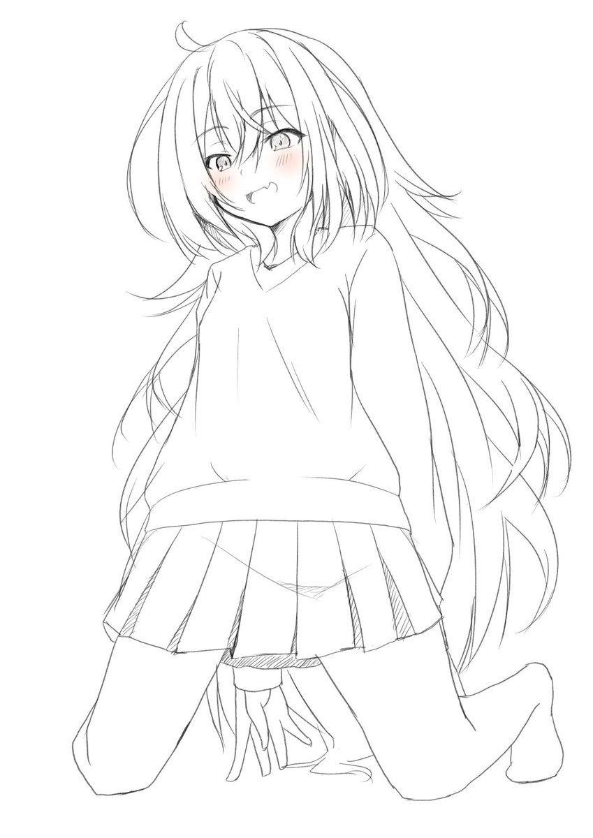 おはようございます～
本日のワンドロ13日目
塗りまでできたけど中途半端に塗るより線画のみのほうが見栄えするかも 