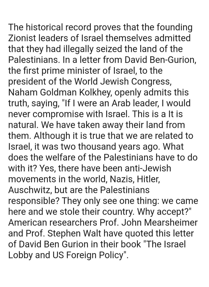 Allopath_MMC's tweet photo. @Robiiin_Hoodx No, never. 

The picture shows the statement of David Ben-Gurion, the first prime minister of Israel. 

Source: https://t.co/OobwQdAX1I https://t.co/EYBdu2TzYP
