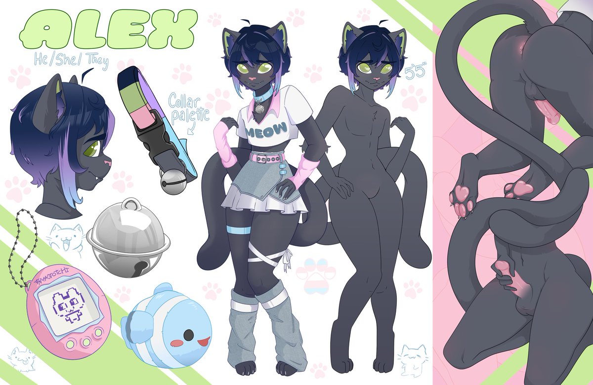 NSFW ref sheet I did!! Loved the way this one came out 💖💖