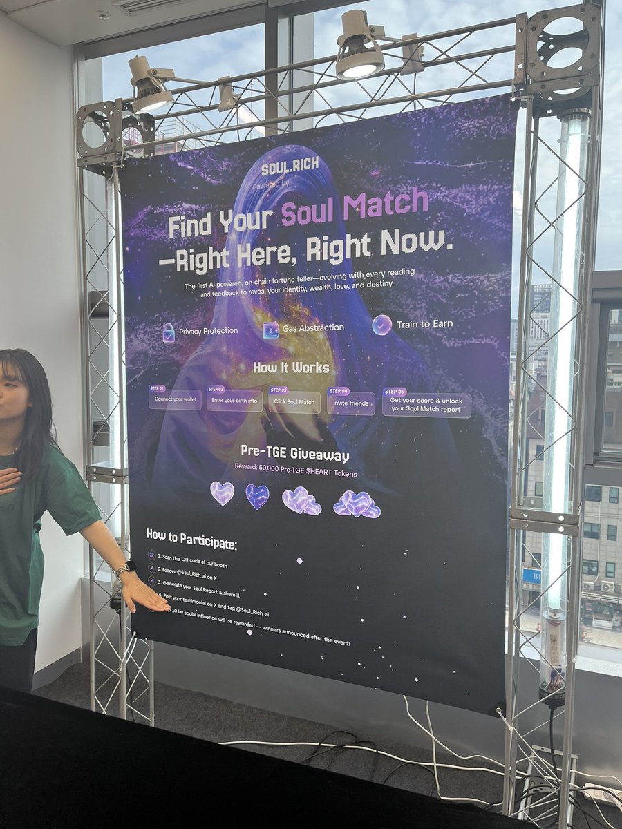 Maeve_nr's tweet image. 2025 kbw - zeta cain
@soul_rich_ai 
웹3 데이터 취합 ai 인프라라고 하네용
현재 사전 등록 이벤트 중 !

#SoulDrop