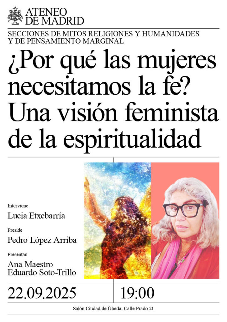 Lucia Etxebarria (@laetxebarria) on Twitter photo Como favor personal os pediría que hicieseis retweet.
Ya sabéis que los ánimos están muy caldeados últimamente especialmente en el centro de Madrid.
En primer lugar esta es una charla que busca el punto de encuentro y no lo polarización.
En segundo lugar si la sala está llena Como favor personal os pediría que hicieseis retweet.
Ya sabéis que los ánimos están muy caldeados últimamente especialmente en el centro de Madrid.
En primer lugar esta es una charla que busca el punto de encuentro y no lo polarización.
En segundo lugar si la sala está llena