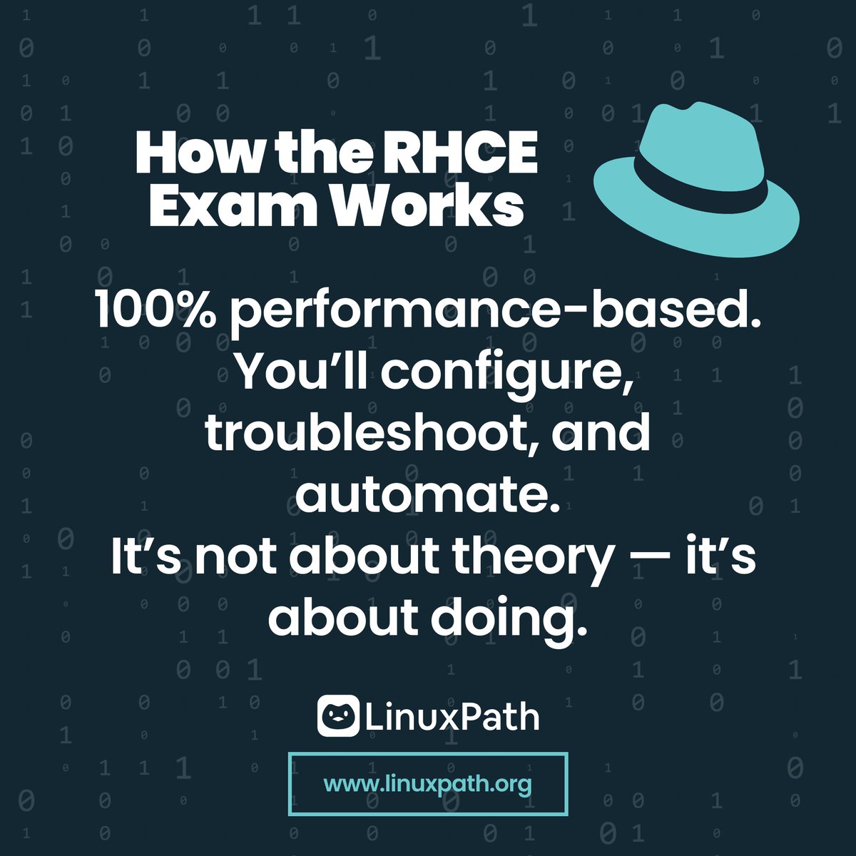 LinuxPath's tweet image. 🌎 Official website: linuxpath.org

📘 Thinking about taking the Red Hat Certified Engineer (RHCE) exam? 

🔥 Save this post so you never forget the exam format!

#RHCE #RedHat #LinuxCertification #RHCSA #SysAdminLife #RHCEExam #LinuxAdmin #LinuxTips #RHCEPrep