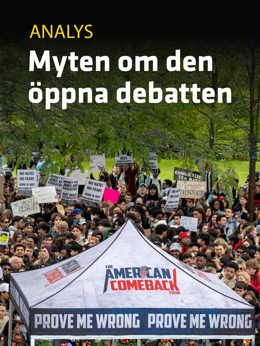 I kölvattnet på mordet av högeraktivisten Kirk inspirerar också hans öppna debattforum, men hur ”öppen” var debatten? Nyfiken på vad ni demokrati- och folkbildningsforskare samt statsvetare tänker blankspot.se/myten-om-den-o…