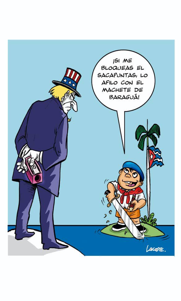 EE.UU. continúa enfrascado en derrocar al Gobierno Revolucionario Cubano. 
El bloqueo constituye el eje central de su política de máxima presión 🆚 #Cuba 🇨🇺 buscando asfixiar su economía, generar carencias y descontento.
#TumbaElBloqueo