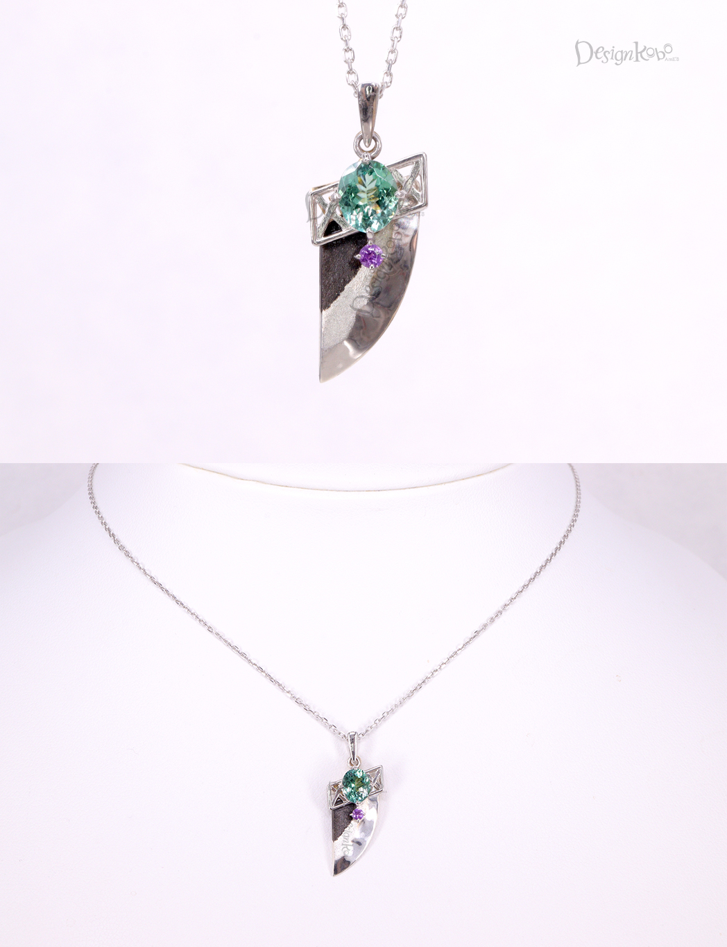 デュールさん　オーダーペンダント 小判ペンダントを作りました💡 小ぶりなちょい足しアイテムです