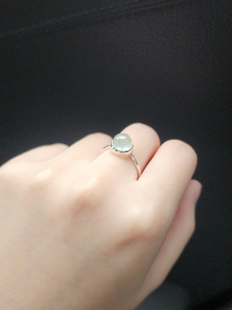 프레나이트 베젤반지