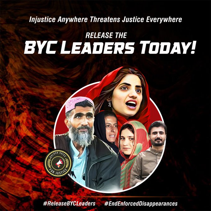 baloch_ambreen's tweet image. Injustice Anywhere Threatens Justice Everywhere, Release the #BYC Leaders Today!   

#ReleaseBYCLeaders #EndEnforcedDisappearances