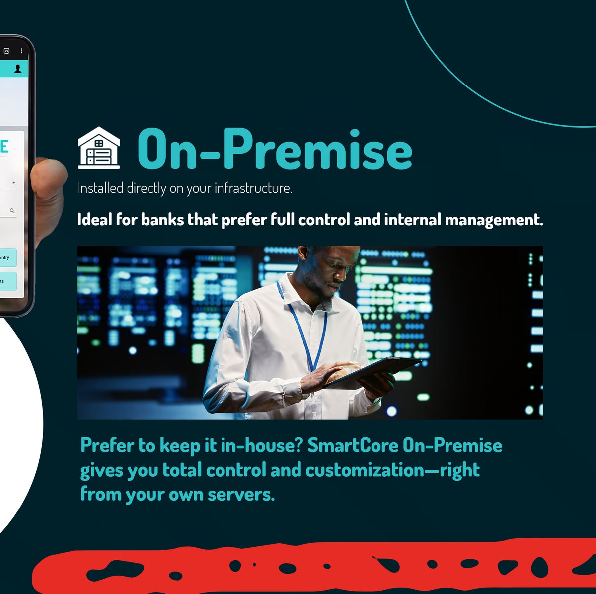 Smartfric_u_ltd's tweet image. Deployment Options That Work for You
With SmartCore, flexibility is built-in. Choose how you deploy, and we’ll make it work for your institution.
-Cloud-Based
-On-Premise
-Hybrid
No matter your setup—SmartCore adapts to you.
#SmartCore #DeploymentOptions #SmartfricTech
