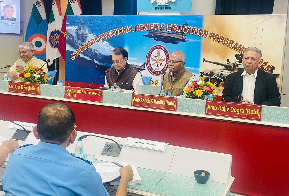 A five-day Professional Development Programme for senior officers of the #IndianArmedForces commenced today at #USI, New Delhi. The programme will see participants engage with renowned experts &amp; practitioners from diverse domains on a wide spectrum of contemporary issues of