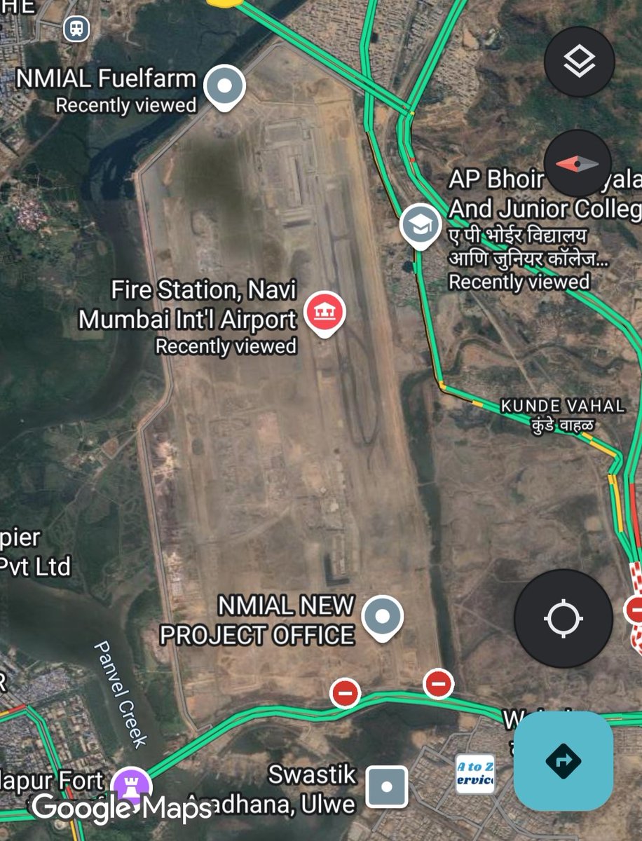 ShivkumarTambe's tweet photo. नवी मुंबई आंतरराष्ट्रीय विमानतळ, पनवेल. येथील Google Map वर असलेलं "दि. बा. पाटील आंतरराष्ट्रीय विमानतळ" हे नाव काढण्यात आलेलं आहे, नाव बदलण्याचा विचार डोक्यातून बाहेर काढा, भूमिपुत्र पेटून उठलेला आहे. दि. बा. पाटील Fix
#Navimumbaiinternationalairport 
#DevendraFadnavis #DBPatil https://t.co/rcG42uFfdW