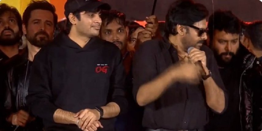 KingKaran4520's tweet image. #emranhashmi  #OGPreReleaseEvent #TheyCallHimOG #TheyCallHimOGConcert #Pawanakalyan