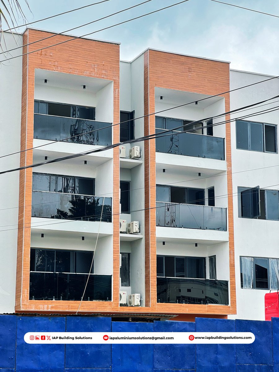 iap_solutions's tweet image. Clean install. Durable finish.  
✔️ Aluminium Windows  
✔️ Sliding Doors  
✔️ Handrails  
Another top-tier delivery by *IAP Building Solutions

#ConstructionDoneRight #IAPProjects #NaijaConstruction #GlassAndAluminium #ModernInstallations