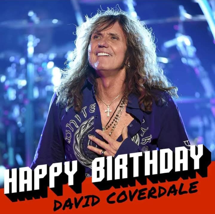 OfficialDaledoe's tweet photo. Happy 74th. Birthday to singer/songwriter, @davidcoverdale of @Whitesnake & formerly of @_DeepPurple ! 🥳🎉🎊🎈🎂🎁🎼🎶🎵🎤 #FoolForYourLoving #HereIGoAgain #IsThisLove #StillOfTheNight #SlowAnEasy #Burn & more. May your day be filled with lots of love, laughter and blessings! https://t.co/5bR0S0eFhH