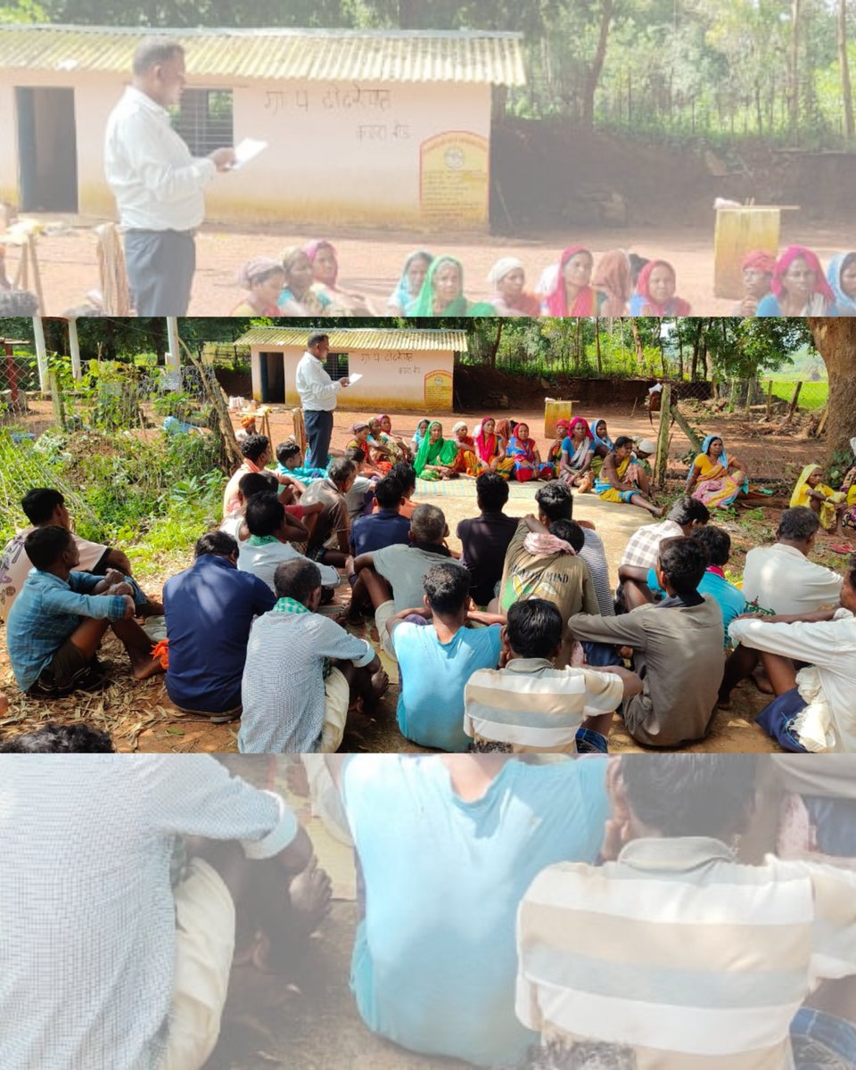 agriconsamiti's tweet image. 'आदि कर्मयोगी अभियान' के तहत कम्युनिटी के साथ PRA (Participatory Rural Appraisal) एक्टिविटी संपन्न।
उद्देश्य: 'विलेज एक्शन प्लान' बनाने के लिए गाँव की समस्याओं की पहचान करना।
जब समुदाय स्वयं अपनी योजना बनाता है, तो विकास अधिक प्रभावी और स्थायी होता है।
#AadiKarmyogiAbhiyan