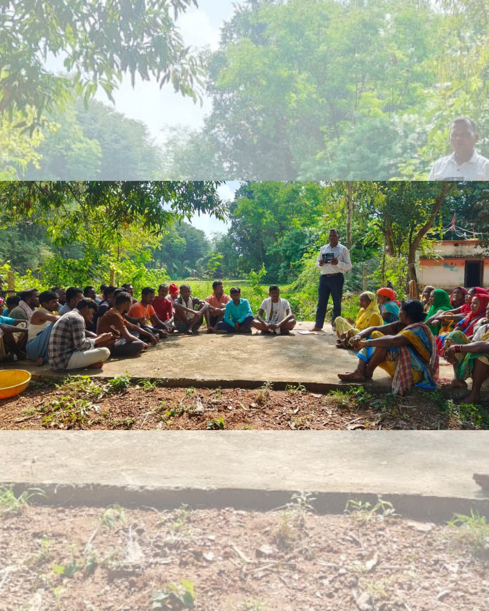 agriconsamiti's tweet image. 'आदि कर्मयोगी अभियान' के तहत कम्युनिटी के साथ PRA (Participatory Rural Appraisal) एक्टिविटी संपन्न।
उद्देश्य: 'विलेज एक्शन प्लान' बनाने के लिए गाँव की समस्याओं की पहचान करना।
जब समुदाय स्वयं अपनी योजना बनाता है, तो विकास अधिक प्रभावी और स्थायी होता है।
#AadiKarmyogiAbhiyan