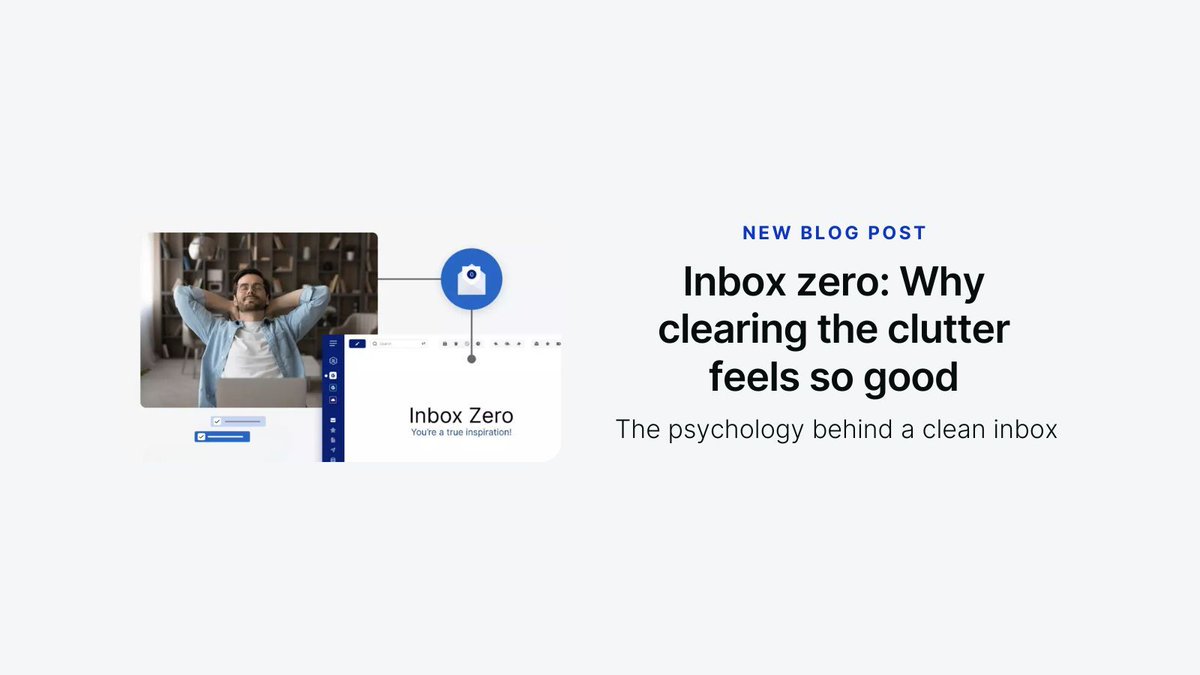 mailbird's tweet image. That sweet, sweet feeling of zero unread emails. ✨

It’s not just about being organized, it’s about psychology. Here&apos;s our breakdown of why Inbox Zero feels so good.

getmailbird.com/why-inbox-zero…

#InboxZero #Productivity #Psychology