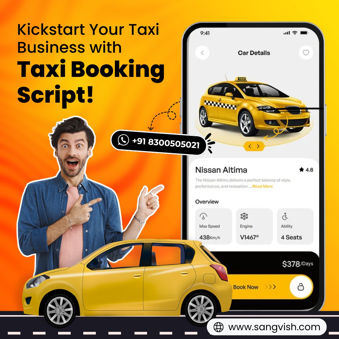SangVishTech's tweet image. Ready to start your own ride-hailing business? Get our Taxi Booking Script – fast, reliable & customizable for your brand!
Visit: sangvish.com/taxi-booking-s…
#taxibookingscript #taxibookingapp #ridehailingapp #sangvish #business #entrepreneur