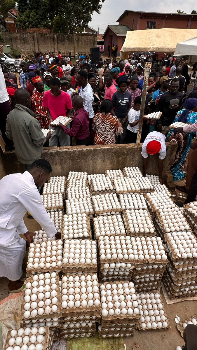 Hon. <a href="/NyekoHon/">Hon Nyeko Derrick</a>, MP for Makindye East, recently undertook an impactful community empowerment initiative—supporting over 2,000 chapatti and chips vendors with start-up capital of UGX 54,000 each, equivalent to three trays of eggs.