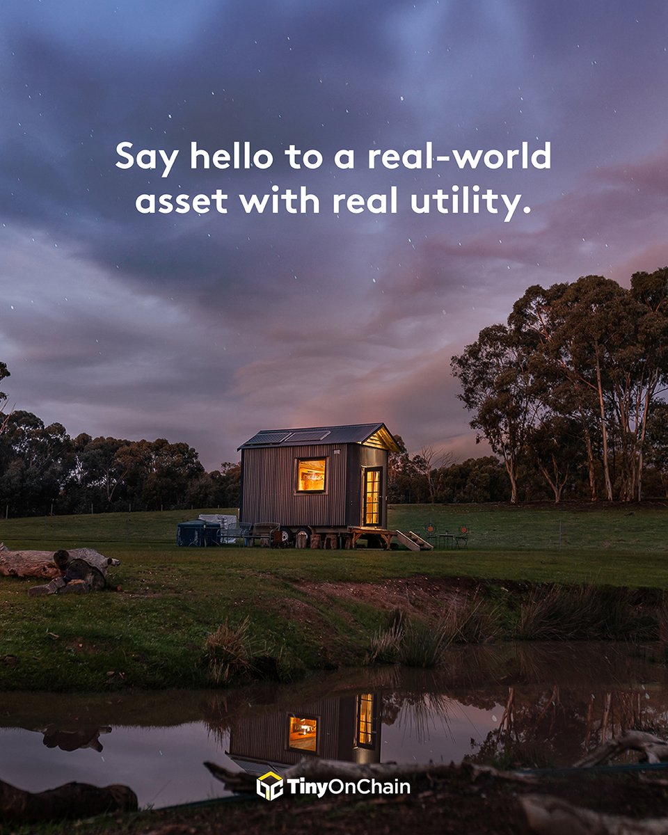 Have you heard!? Tiny houses just went onchain.

Say hello to a real-world asset with real utility.

We’re thrilled to introduce TinyOnChain, a fresh initiative by Big Tiny Group, bringing crypto payments into the mix for those looking to own a tiny house.

Yes, you heard that