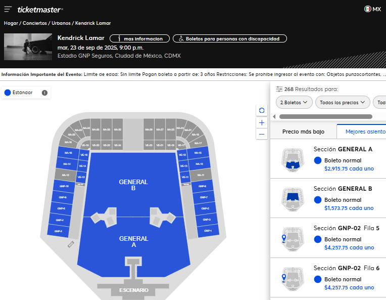 Tickets MX tweet media