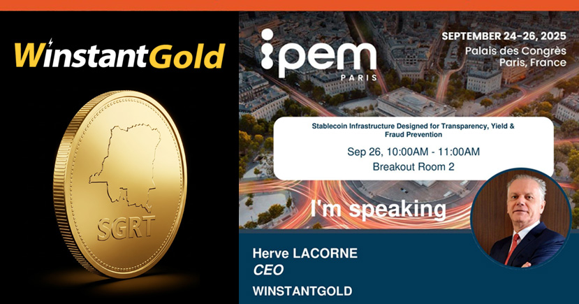 WinstantTech's tweet image. We are delighted to invite all IPEM attendees to join a featured session with Herve Lacorne, CEO of Winstant Ltd, who will be presenting in Breakout Room 2 on September 26th from 10:00 AM to 11:00 AM.
👉 winstantgold.com/en/ipem-paris
#IPEM2025 #WinstantGold #BlockchainForGood