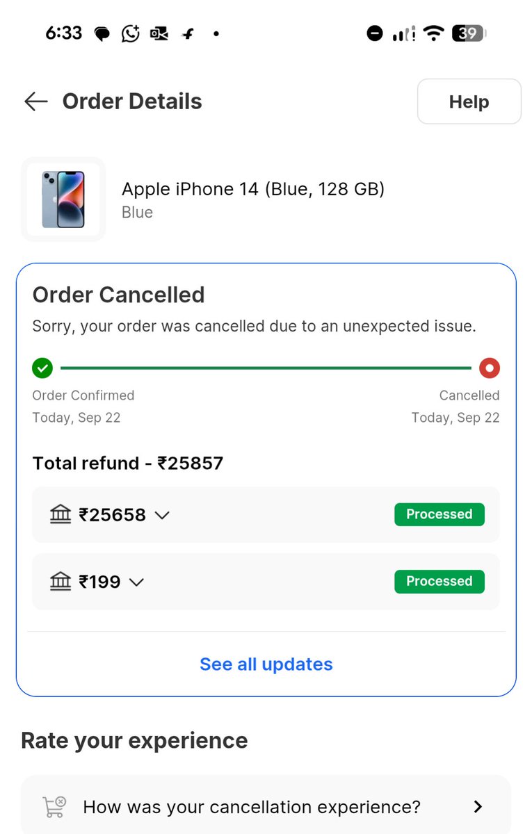 regusankar's tweet photo. @yabhishekhd Again from @flipkartsupport @Flipkart  worst kind of cheating #Flipkart https://t.co/ZCSVPXqqtP