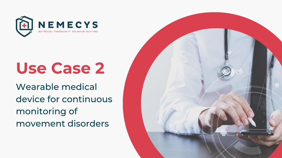 🎯 In #NEMECYS_eu Use Case 2, we secure PDMonitor, a wearable for #Parkinson’s care by PD Neurotechnology.

 Focus:
🔐 Securing embedded OSs
🔐 Protecting physical devices
🔐 Preventing ecosystem-wide threats

Read more: nemecys.eu/about-us/use-c…

#Cybersecurity #MedicalDevices