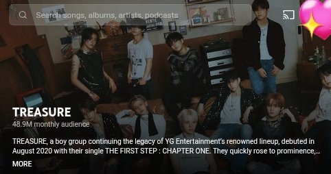 4th gen boy groups with the highest monthly audience on YOUTUBE MUSIC 

1- S**** 105M 
2. #TREASURE- 48.9M ✨
3- E**** 41M