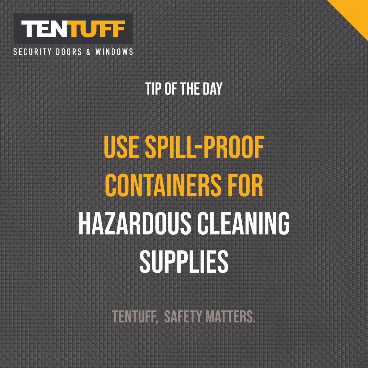 TentuffTM's tweet photo. #tentufftipoftheday #tentuffsafetytips #safehome https://t.co/D8dJgxIngN