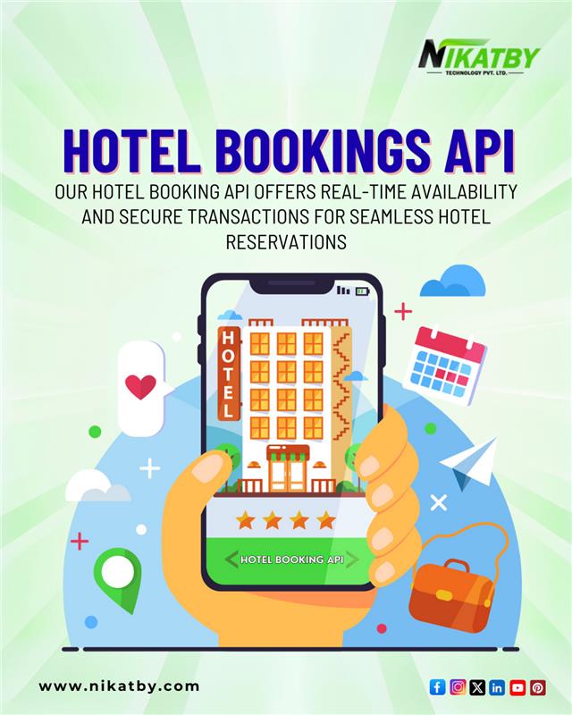 nikatby's tweet image. Offer your users real-time room availability, instant confirmations, and secure payments — all through one seamless integration. Ideal for travel agencies and online booking platforms, our API ensures a hassle-nikatby.com/Hotel-Booking-…
#Nikatby #HotelBookingAPI #TravelTech