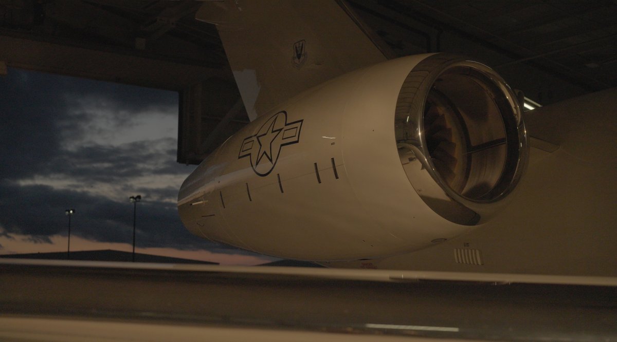 Bombardier's tweet image. #BombardierDefense delivers 9th Global aircraft to the @usairforce for Battlefield Airborne Communications Node (#BACN) Program. bit.ly/46gkRHL