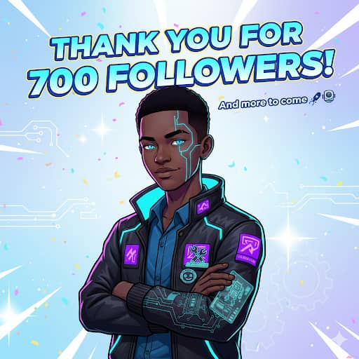 domini_onchain's tweet photo. 700 Legends strong! 🚀🤖 Thank you for building this journey with me — AI, Web3 &amp; beyond! #700Strong”
#web3 #ai #Robotic #engineering #CodingJourney #phyton #buildinginpublic #DominionSystemX https://t.co/a4iNDeHPi6