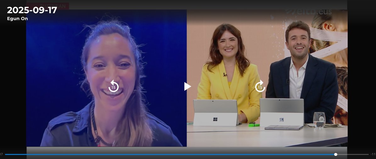 Larunbat honetan R&amp;J estreinatuko dugu 🖤 Hemen
<a href="/AnePikaza/">Ane Pikaza</a> lanari buruz hitz egiten
@egunonetb saioan  📷 Irailak 27-28 Bilboko <a href="/salaBBK/">Sala BBK</a>-an euskarazko bertsioa! 📷📲eitb.eus/N_p8W0v3