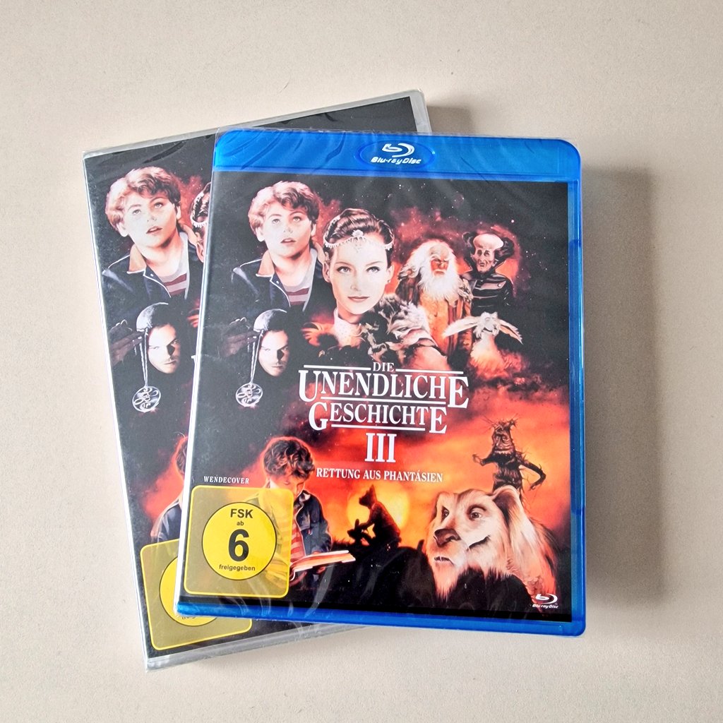 DIE UNENDLICHE GESCHICHTE geht weiter. Mit Teil 3 auf DVD, Blu-ray und erstmals auf 4K UHD (im Mediabook) inkl. exkl. neuem Bonusmaterial.

Jetzt überall im Handel und natürlich in unserem Shop.